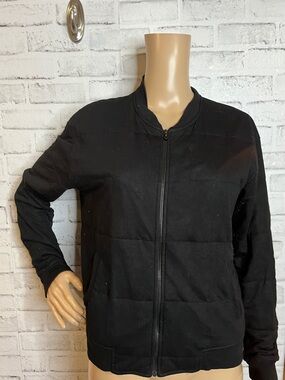 Majestic Filatures black quilted jacket